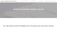 Desktop Screenshot of manotickmassagetherapy.com